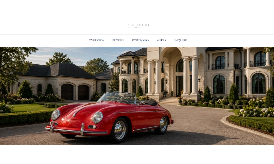 SK Jafri Homepage Preview